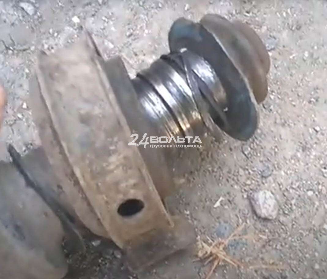 Замена подвесного подшипника DAF Замена подвесного подшипника Даф